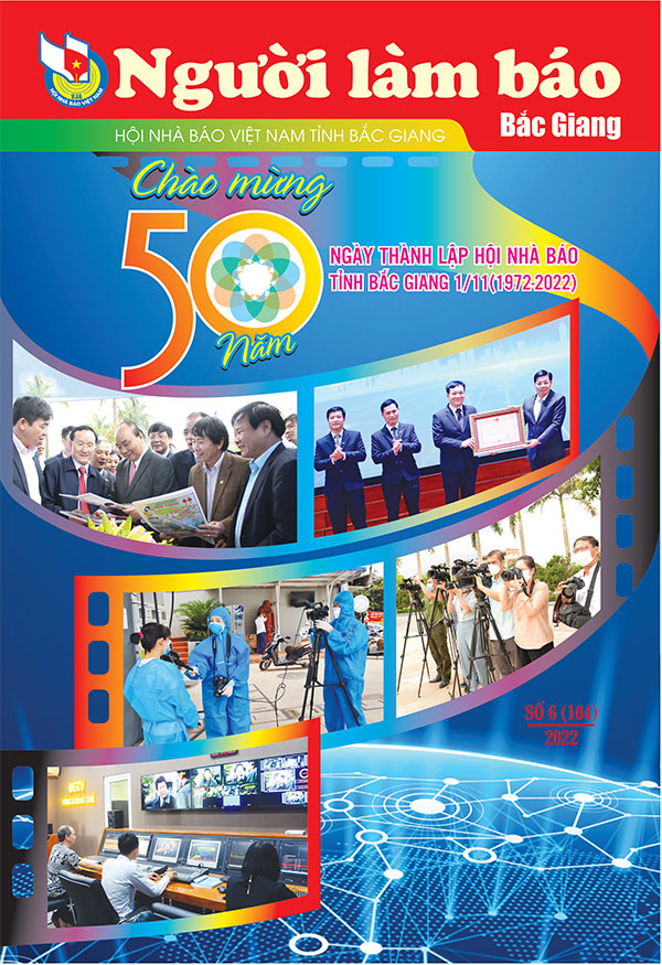 Báo Hòa Bình Chủ Nhật số 50 năm Hội Nhà Báo Bắc Giang