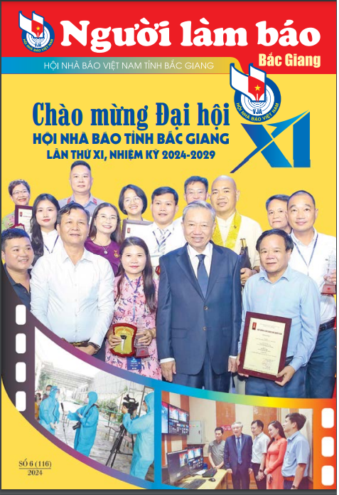 Báo Hòa Bình số Chào mừng Đại hội Hội Nhà báo tỉnh Bắc Giang lần thứ XI, nhiệm kỳ 2024-2029