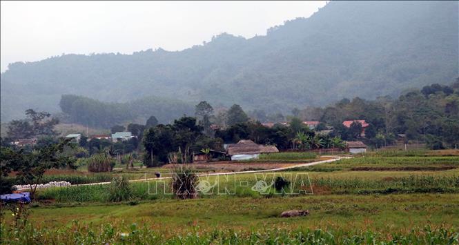 Một góc làng quê xã Kim Bình, huyện Chiêm Hóa, tỉnh Tuyên Quang. Ảnh: Vũ Quang Đán/TTXVN