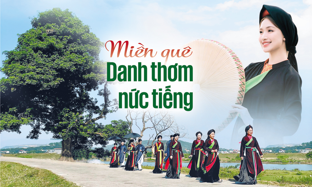 Lấp lánh văn hóa Quan họ. Ảnh: Trần Phan.