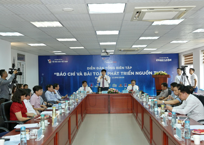 Diễn đàn Tổng Biên tập năm 2020. Ảnh minh họa