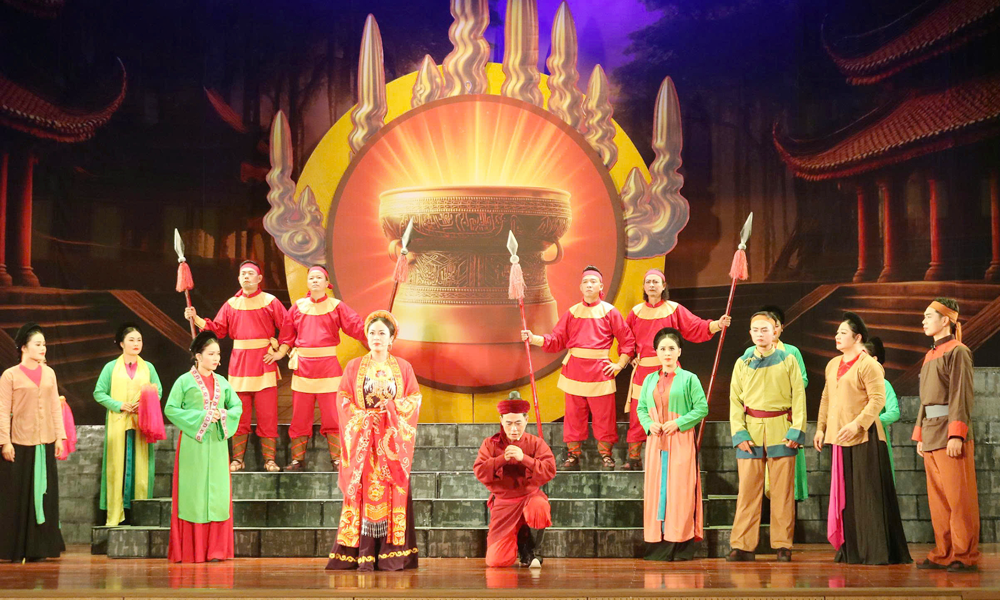 Một cảnh trong vở 