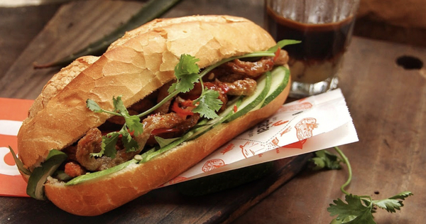 Bánh mì Việt Nam được du khách quốc tế yêu thích.