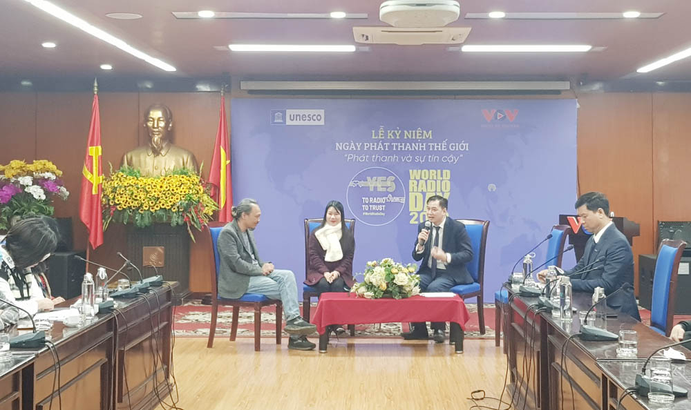 Tọa đàm nhân ngày Phát thanh Thế giới năm 2022 với chủ đề “Phát thanh và sự tin cậy”. Ảnh: Lê Tâm