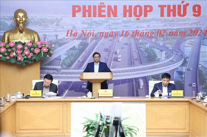 Thủ tướng Phạm Minh Chính chủ trì phiên họp. Ảnh: Dương Giang/TTXVN