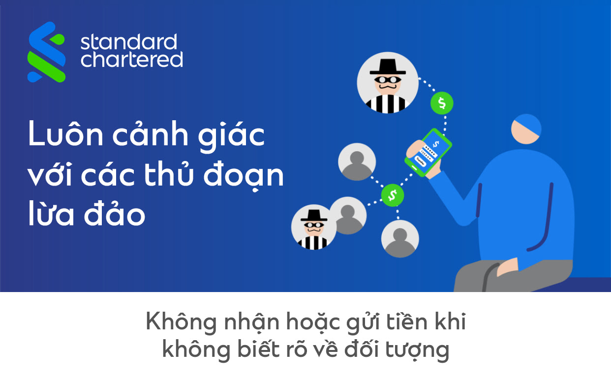 Ngân hàng cảnh báo hình thức lừa đảo để rửa tiền. Ảnh: N.H