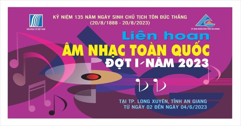 Pano Liên hoan Âm nhạc toàn quốc đợt I-năm 2023.