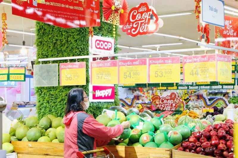 Đưa mận hậu vào hệ thống Saigon Coop.