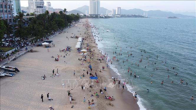 Bãi biển Nha Trang. Ảnh: Đặng Tuấn/TTXVN