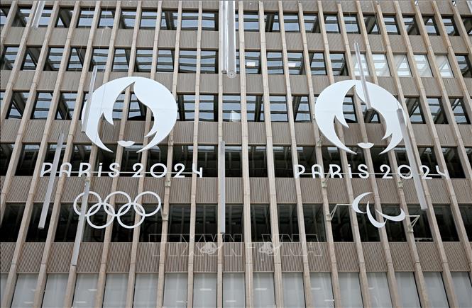 Trụ sở Ủy ban tổ chức Olympic Paris 2024 và Paralympic Paris 2024 tại Saint-Denis, ngoại ô Paris, Pháp. Ảnh: AFP/TTXVN