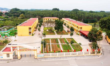 Xã Kép quan tâm đầu tư cơ sở vật chất trường học, góp phần giảm nghèo hiệu quả.