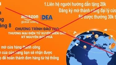 Trang giả mạo Amazon Global Selling Việt Nam.