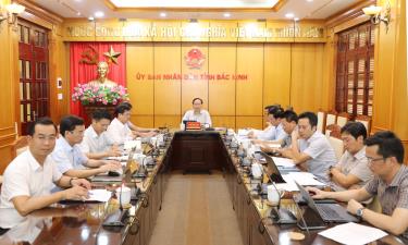 Đại biểu dự họp tại điểm cầu Bắc Ninh.