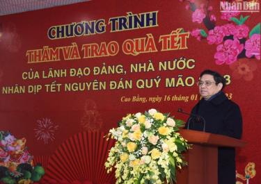 Thủ tướng Phạm Minh Chính phát biểu tại Chương trình. (Ảnh: Trần Hải)