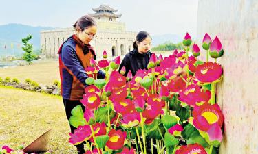 Chỉnh trang Khu du lịch tâm linh - sinh thái Tây Yên Tử phục vụ Tuần Văn hóa - Du lịch năm 2025. Ảnh: CTV Thu Huyền.