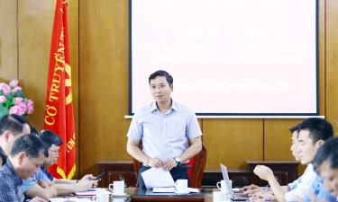 Đồng chí Nguyễn Việt Oanh phát biểu kết luận.