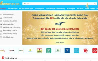 Chương trình giảm giá khuyến đọc trên Sàn sách Quốc gia trong ngày cuối cùng của Hội sách trực tuyến quốc gia.