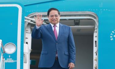 Thủ tướng Phạm Minh Chính lên đường tham dự Hội nghị thường niên các nhà tiên phong lần thứ 16 của WEF và làm việc tại Trung Quốc.