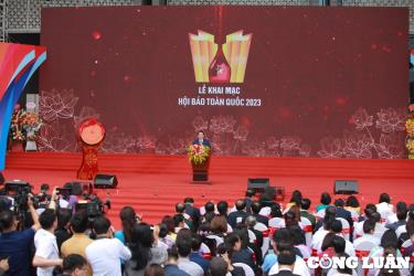 Hội Báo toàn quốc năm 2023 được tổ chức ở Hà Nội.