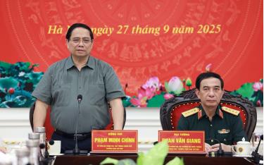 Thủ tướng Phạm Minh Chính phát biểu tại buổi làm việc.